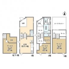 奥沢1丁目貸家（定借５） 間取り