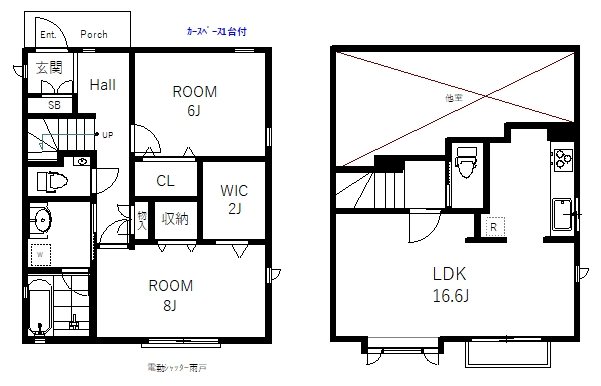 ライラック １F号室 間取り