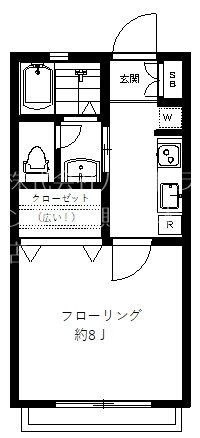 グリーンハウスおくさわ  105号室 間取り