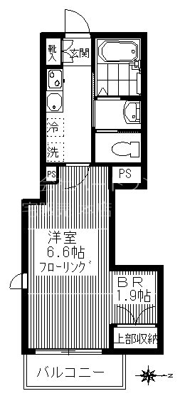 アルソーレⅡ 103号室 間取り