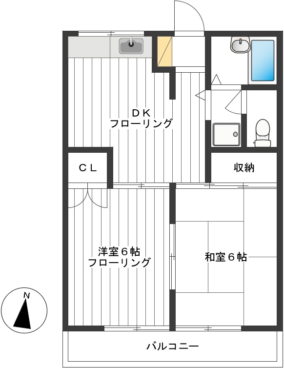 ウイング諏訪坂Ⅰ 間取り図