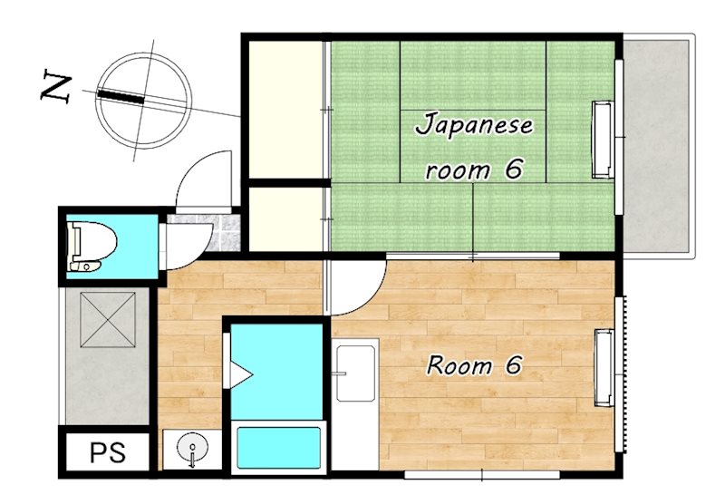 ハウスシャンテ 間取り図