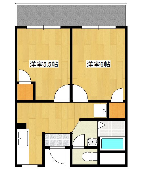 ＴＳハイム大東 406号室 間取り