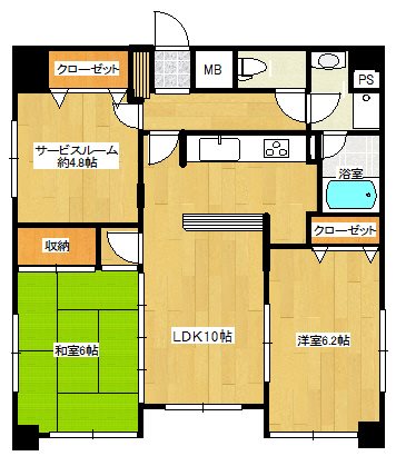 アールケープラザ横浜 間取り図