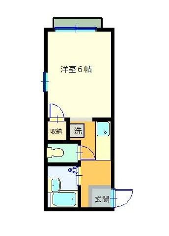アメニティ目黒 203号室 間取り