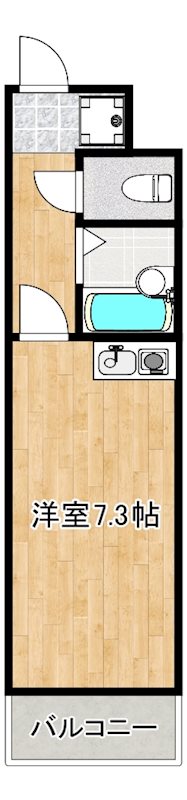 Dear&amp;lsquo;s on北寺尾 間取り図