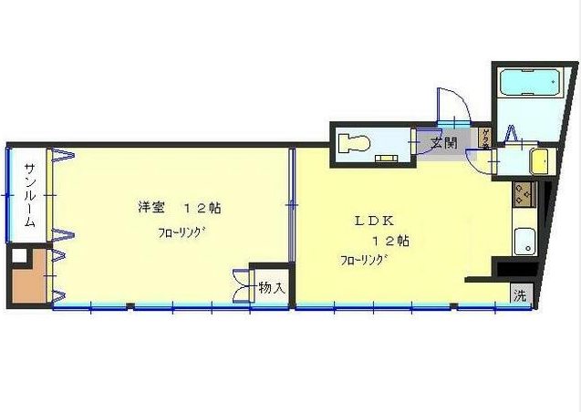 パシオ福島 間取り図