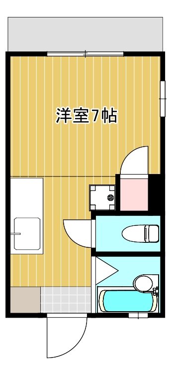 佃野フーガトミー 101号室 間取り