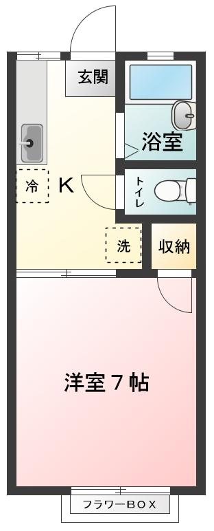 佃野フーガトミー 202号室 間取り