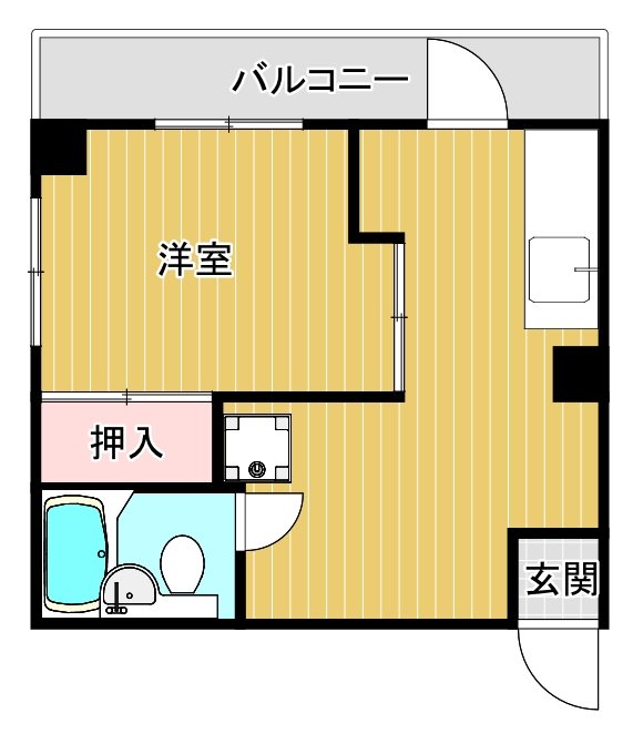 第２ニューツルミビル 間取り図