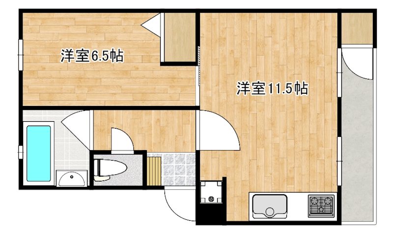 コーポ時枝 間取り図