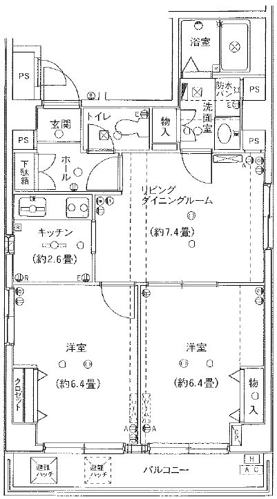 エミネンス鶴見中央ウィズビー 間取り図