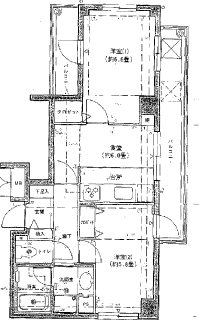 藤和シティコープ三ツ池 間取り図