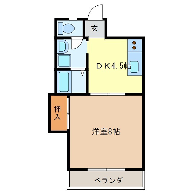 メゾンドアサヒ 間取り