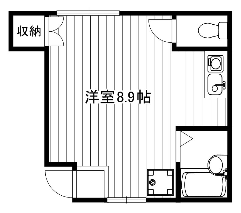 IKフラット3 間取り