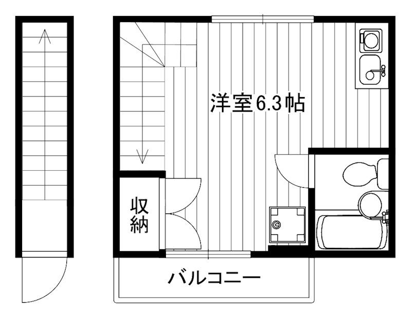 IKフラット3 間取り