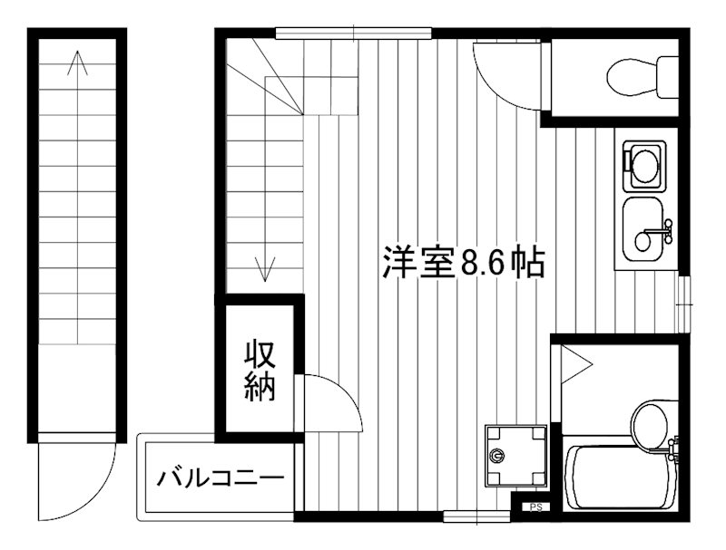 IKフラット3 間取り