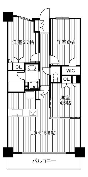 コンフォリア成増グリーンサイド 間取り