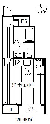 フォンターナ羽沢　C 間取り
