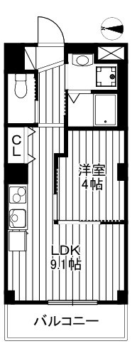 コンフォート若木 間取り