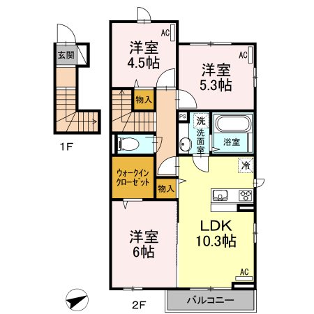ウエストパーク西台 間取り