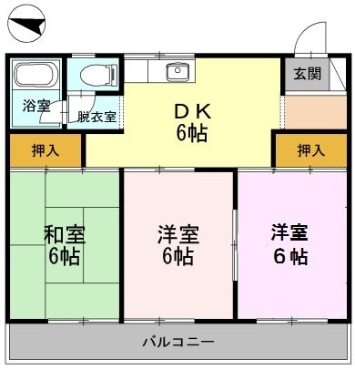 長瀬第三マンション 間取り