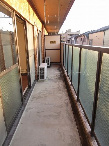 長瀬第三マンション ベランダ