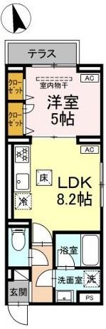 セレスティア羽沢A棟 間取り