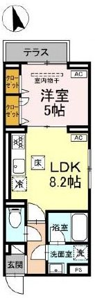 セレスティア羽沢B棟 間取り