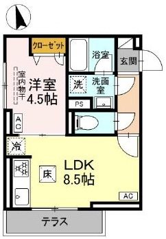 セレスティア羽沢B棟 間取り