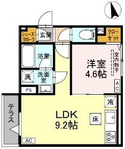 セレスティア羽沢B棟 間取り