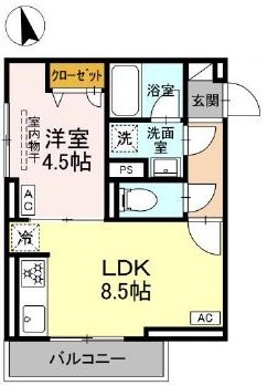 セレスティア羽沢B棟 間取り