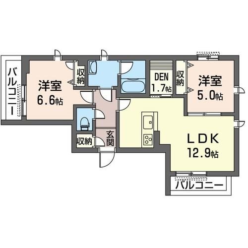 グラン　シェル　エトワール 間取り