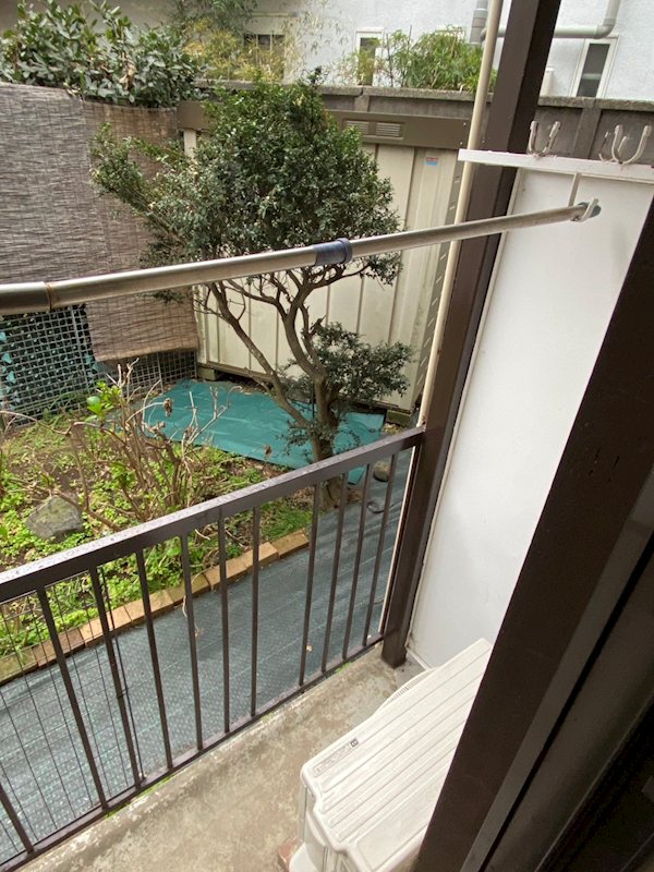 筑波荘 ベランダ
