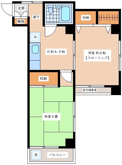 丸加ビル 404号室 間取り