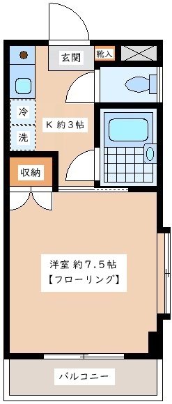ファミール宮前橋 ３０１号室 間取り