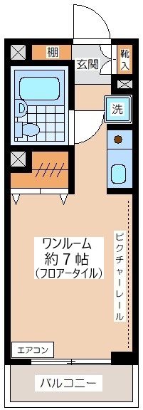 エスタ梅ヶ丘 302号室 間取り