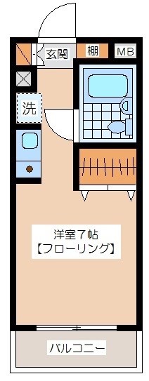 エスタ梅ヶ丘 間取り図