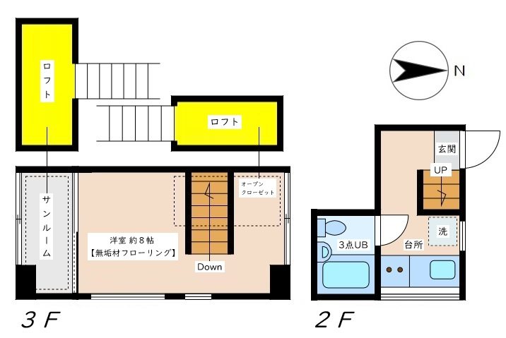 アンドギャラリービル 203号室 間取り