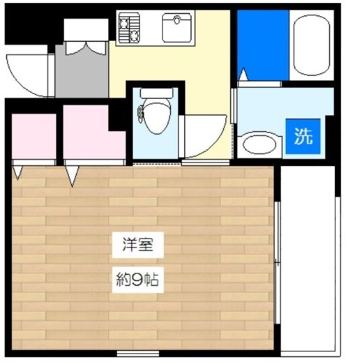 ＡＸＩＳ－Ｋ３ ３０３号室 間取り