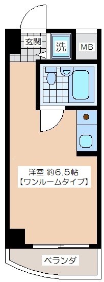 梅丘南マンション ４０４号室 間取り