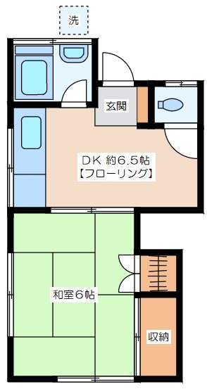 光荘 １０２号室 間取り
