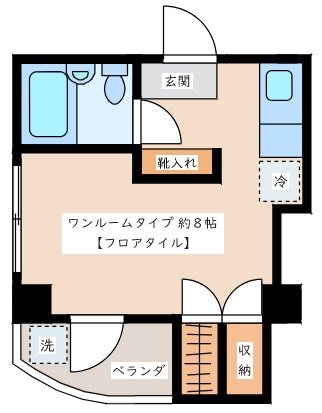 吉村屋ビル 402号室 間取り