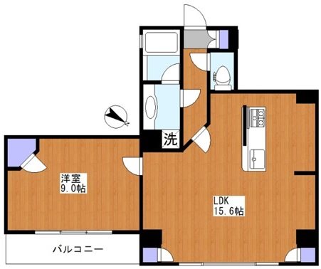 松濤ＥＡＳＴ 202号室 間取り