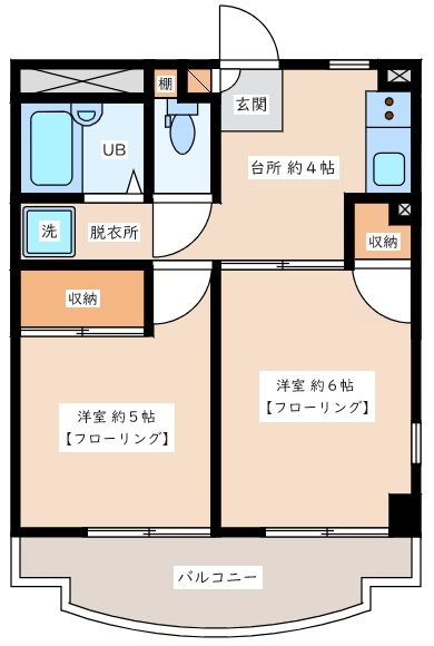 コート経堂 ３０１号室 間取り