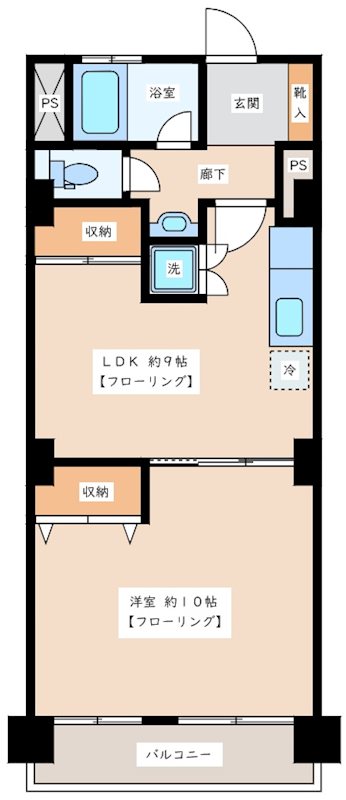 梅丘コーポ 202号室 間取り