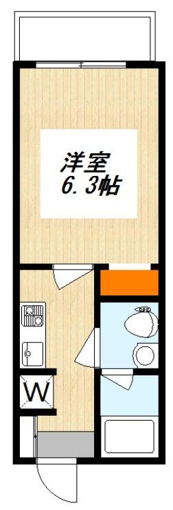 HOUSING STAGE 羽根木 204号室 間取り
