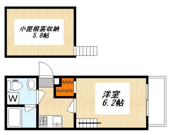 HOUSING STAGE 羽根木 401号室 間取り