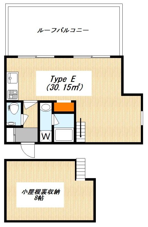 HOUSING STAGE 羽根木 402号室 間取り