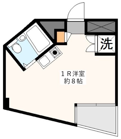 ＥＭハイツ駒沢 201号室 間取り